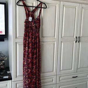 Free People Dance With Me Printed Maxi Size Small